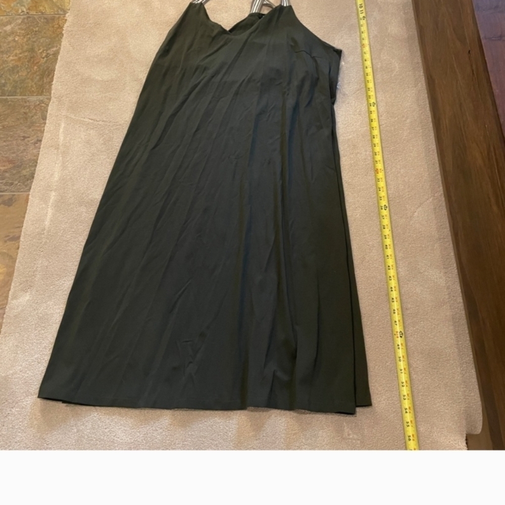 Saint + Sofia Maxi Dress Dark Green 16 - Picture 9 of 11